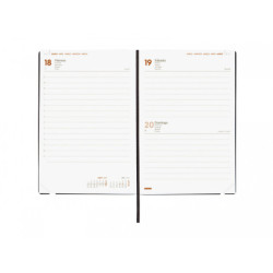 AGENDA ENCUADERNADA ANUAL MARA Y10 1DP 2022 NEGRO+ FINOCAM22 621166022