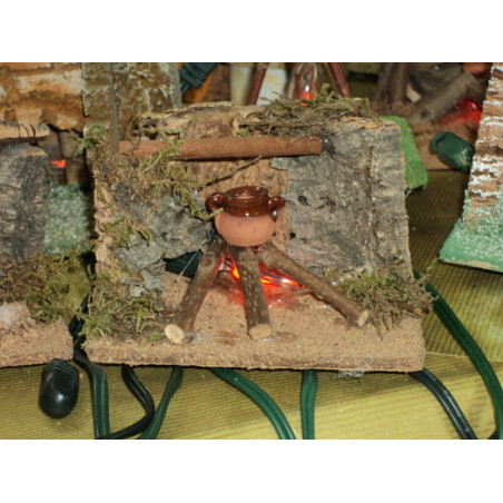 HOGUERA CORCHO PEQUEÑA RINCON CAZUELA 057 ^