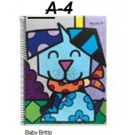 CUADERNO EUROPEAN A-4 MR14 120H BRITTO BABY 47874 ^