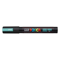 MARCADOR UNI-BALL POSCA PC-5M PUNTA REDONDA 1,8-2,5MM VERDE METALICO -M6-