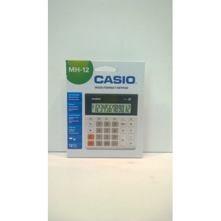 CALCULADORA CASIO MH-12 12 DIGITOS SOLAR CAJA