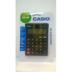 CALCULADORA CASIO MS-8B 8 DIGITOS CALCULO PORCENTAJE BLISTER