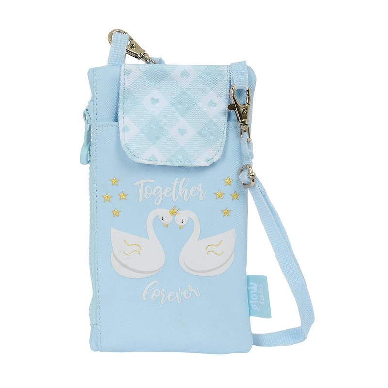 MONEDERO PORTAMOVIL GLOWLAB "CISNES" 812313695 SAFTA24