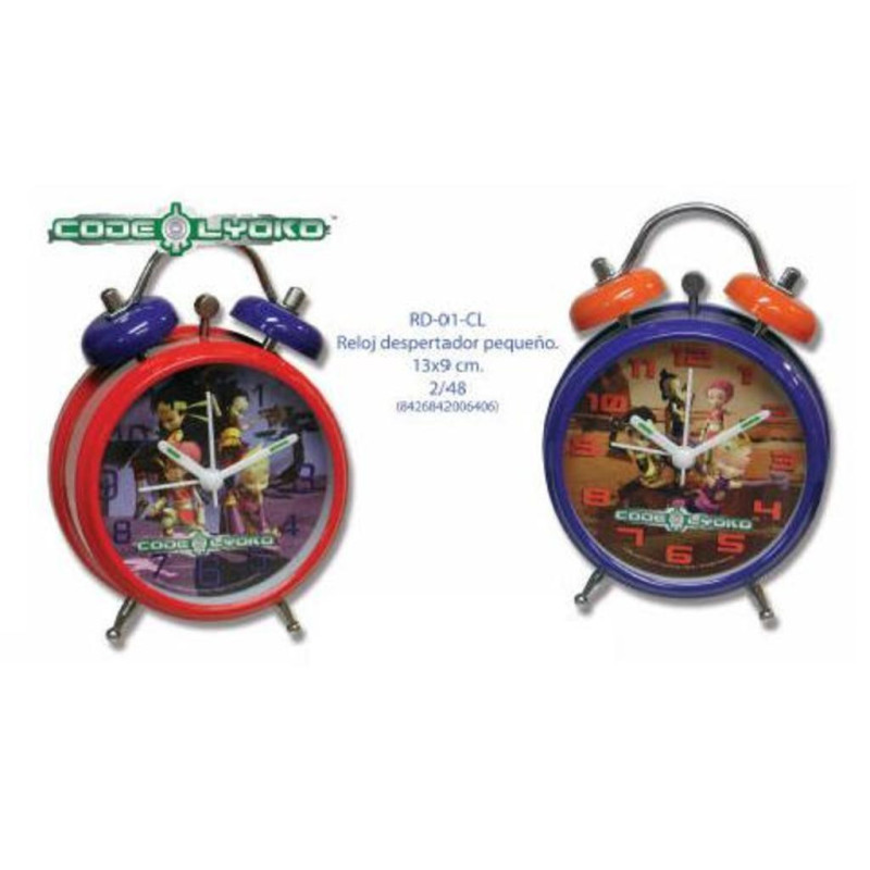 RELOJ CYP CODIGO LIOKO DESPERTADOR PEQUEÑO RD-01-CL ^