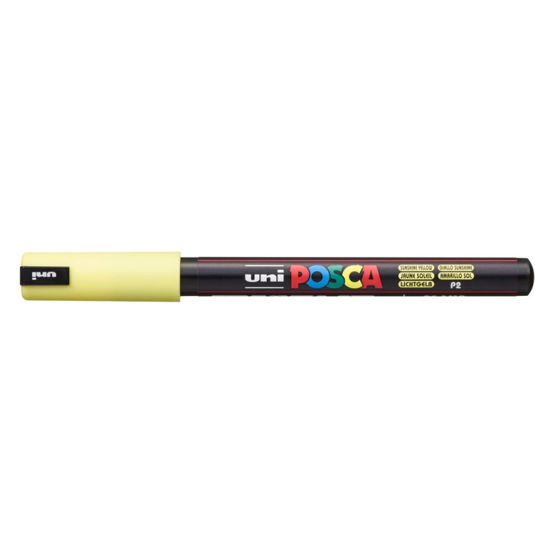 MARCADOR UNI-BALL POSCA PC-1MR PUNTA EXTRA FINA 0,7MM AMARILLO SOL -P2-