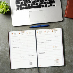 AGENDA ENCUADERNADA ANUAL MILANO Y10 SV 2022 BURDEOS+ FINOCAM22 625107422