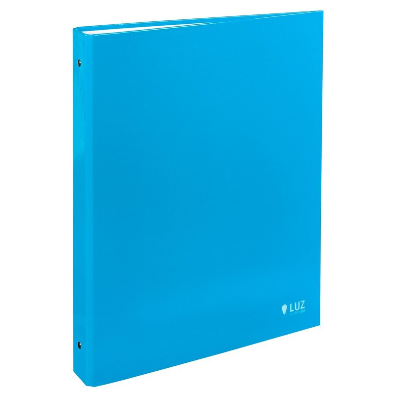 CARPETA 4A 25 A-5 CARTON FORRADO COLOR AZUL CYAN CARCHIVO LUZ 12184409
