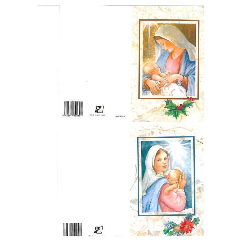 CHRISTMAS EDICROMO DOBLE PEQUEÑO 76711 ^