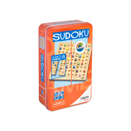 JUEGO CAYRO SUDOKU CAJA METAL VIAJE REF 110