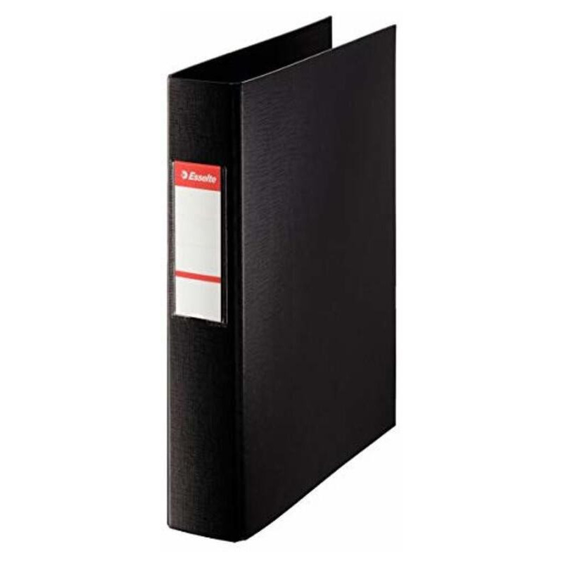 CARPETA FL 4A 40 FORRADA ESSELTE C/TARJETERO NEGRO 12309