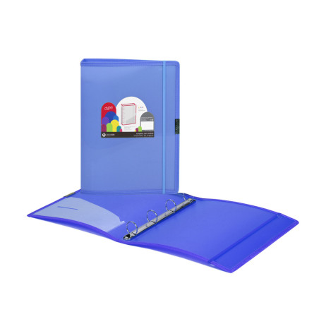CARPETA PLAST. 4A 25MM FL CARCHIVO PP DUNE AZUL C/GOMA 12370450