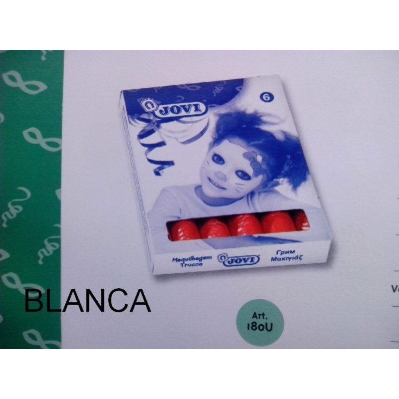 MAQUILLAJE JOVI BARRA GRANDE BLANCA 15G C/6U ^