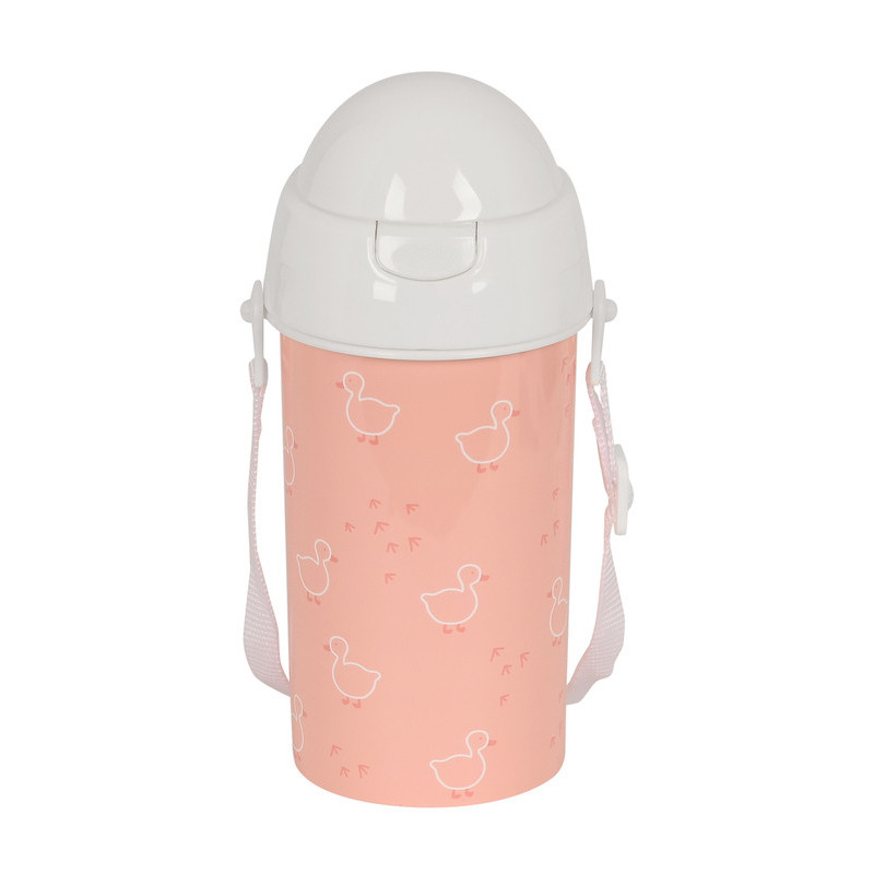 BOTELLA 500ML APERTURA AUTOM. CON PAJITA SAFTA PREESCOLAR "PATITO" 342393899 SAFTA23 VAC