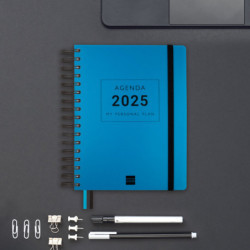 AGENDA ANUAL FINOCAM25 TEMPUS (210*150) 1/4 (155*217) 1DP 2025 AZUL+ 626301025