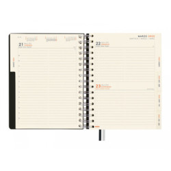 AGENDA ANUAL FINOCAM25 TEMPUS (210*150) 1/4 (155*217) 1DP 2025 NEGRO+ 626306025