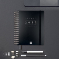 AGENDA ANUAL FINOCAM25 TEMPUS (210*150) 1/4 (155*217) 1DP 2025 NEGRO+ 626306025