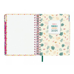 AGENDA ESCOLAR FINOCAM23  16 MESES VITAE SVH 23-24 VERDE+ 4º - 155*217 626501024