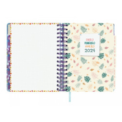 AGENDA ESCOLAR FINOCAM23  16 MESES VITAE SVH 23-24 AZUL+ 4º - 155*217 626501124