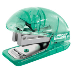 GRAPADORA ESSELTE RAPID F4 MINI TRANSPARENTE AZUL 5001326 GRAPA 22/6