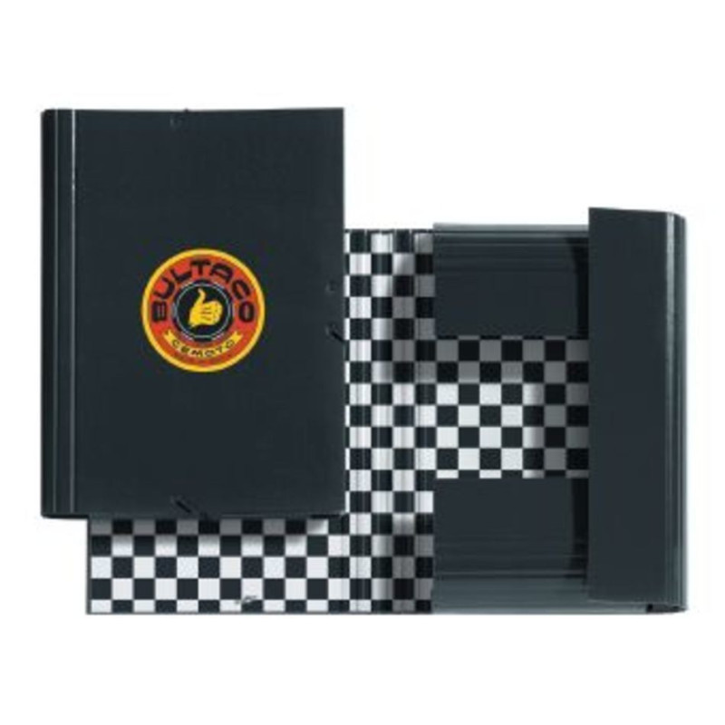 CARPETA DEC FL GOMAS BULTACO 07 NEGRA 20303 ^