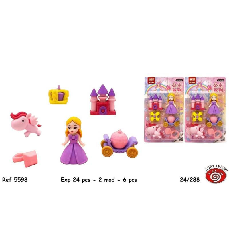 GOMAS BORRAR PRINCESA SERIE UNICORNIO SORT 5598
