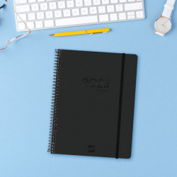 AGENDA ESPIRAL ESCOLAR FINOCAM22 16 MESES IKON E10 1DP 22-23 NEGRO INTL+ E10 - 155X212 626710123