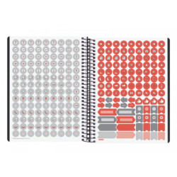 AGENDA ESPIRAL ESCOLAR FINOCAM22 16 MESES IKON E10 1DP 22-23 NEGRO INTL+ E10 - 155X212 626710123