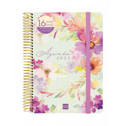 AGENDA ESCOLAR FINOCAM24 16M.CLOE E10 15,5*21,2 SVH 24-25 ROSA+ 627100225