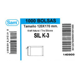 SOBRE SAM BOLSA SALARIO SILK-3 120*170 SILICONA C/1000U