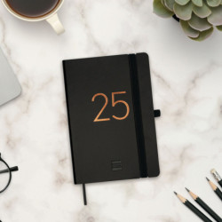 AGENDA ESCOLAR FINOCAM24 16M.CAPRI F4 11,8*16,8 SVH 24-25 NEGRO+ 627300425