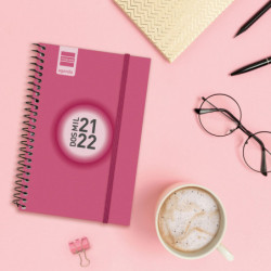 AGENDA ESCOLAR FINOCAM21 ESPIR COLOR E10 SV 21-22 ROSA+ 630564522