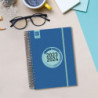 AGENDA ESCOLAR FINOCAM23  ESPIR LABEL 1DP23-24 AZUL COB.+ E10 - 155*212 633121524