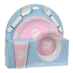 SET DE PLATOS, CUBIERTOS Y VASO SAFTA PREESCOLAR "KOALA" SAFTA25 ENERO 342489933