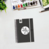 AGENDA ESCOLAR FINOCAM24 ESPIR E8 12*17,1 1DP 24-25 NEGRO+ 633366025