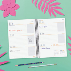AGENDA ESPIRAL ESCOLAR FINOCAM22 SECUNDARIA PANTER 1/4 SVH 22-23+ 4º - 155X212 634203623