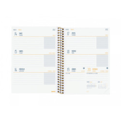 AGENDA ESCOLAR FINOCAM21 SEC.TROPICAL 1/8 SV 21-22+ 634222722