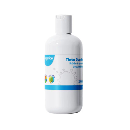 TEMPERA GOUACHE EUROPRICE 250ML COLOR BLANCO ES2640 UNIDAD