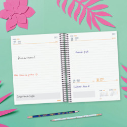 AGENDA ESPIRAL ESCOLAR FINOCAM22 SECUNDARIA PANTER 1/4 1DP 22-23+ 4º - 155X212 634243623