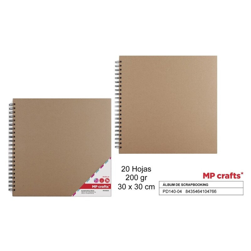 BLOC PAPEL MADRID PAPEL KRAFT 30*30 200G BLOC 20H PD140-04