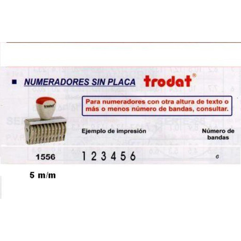 NUMERADOR  5 MM  6 BANDAS REF 1556 FRAMUN