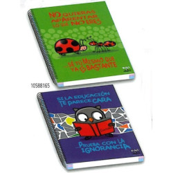 CUADERNO EUROPEAN DEC A-4 ENRI 09 BLACK & WHITE ANIMAL MIX 100H 10588165 ^