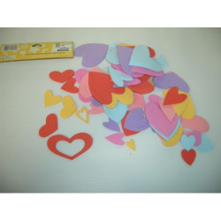 FIGURAS EVA 2MM CORAZONES SURTIDOS F6154-099 ^