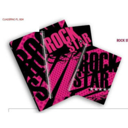 CUADERNO DEC FL GABOL 10 ROCK STAR 5*5 206351 ^