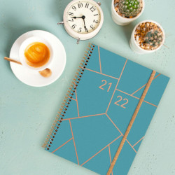 AGENDA ESCOLAR FINOCAM21 18M.ESPIRAL GEOMETRIC E102DP21-22+ 636220822