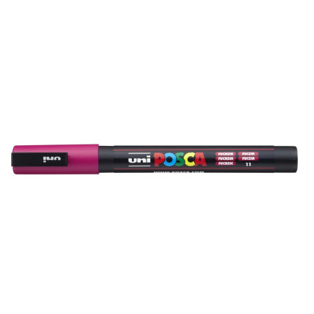 MARCADOR UNI-BALL POSCA PC-3M PUNTA REDONDA 0,9-1,3MM FUCSIA -11-
