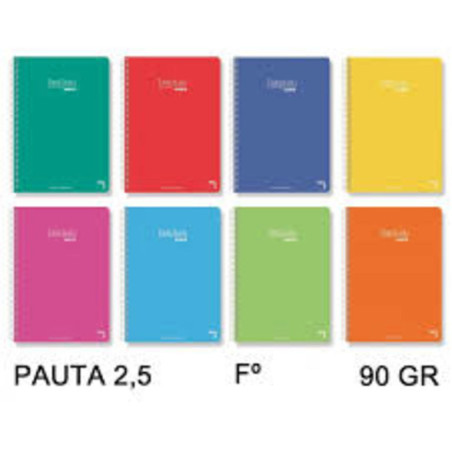 CUADERNO TD FOLIO 80H PACSA INSTITUT EXTRA 90G PAUTA 2,5 16285 ^