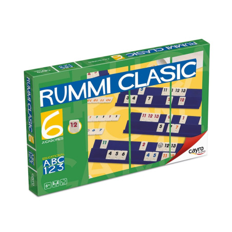 JUEGO RUMMICLASSIC ORIGINAL 6 JUGADORES CAYRO 712