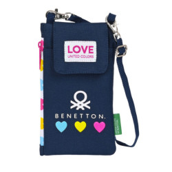 MONEDERO PORTAMOVIL BENETTON "LOVE" SAFTA23 ENERO 812350695