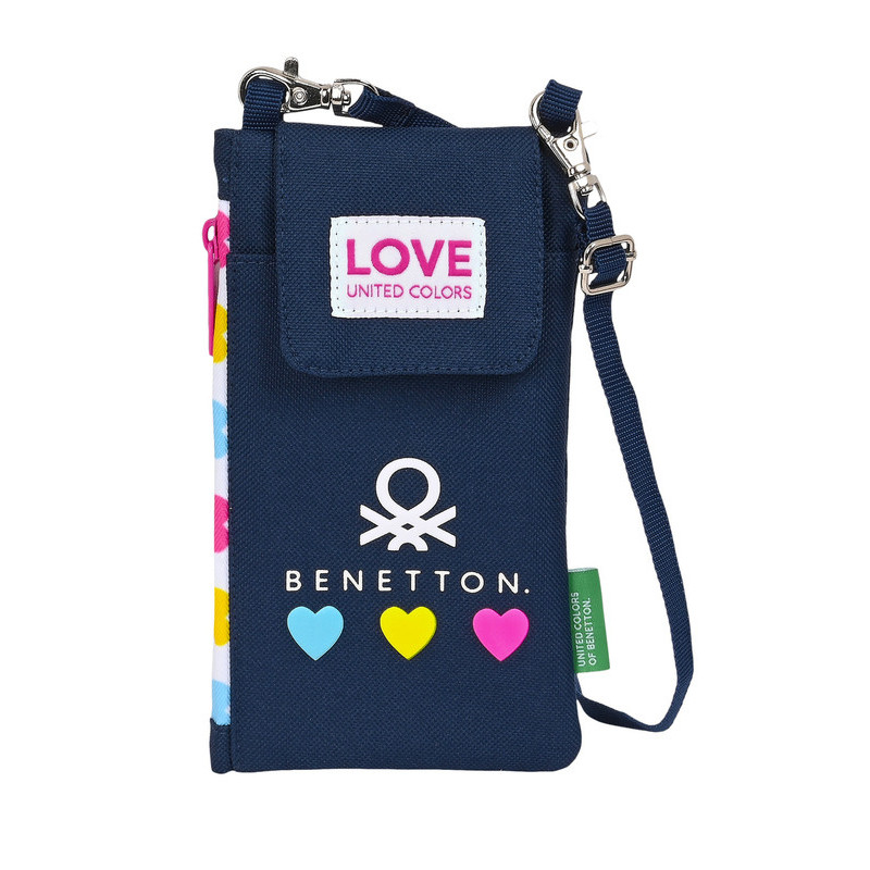 MONEDERO PORTAMOVIL BENETTON "LOVE" SAFTA23 ENERO 812350695