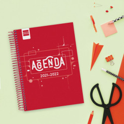 AGENDA ESCOLAR FINOCAM21 COOL 1/8 SV 21-22 ROJO+ 645000222